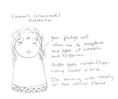 Varda had a similarly unsuccessful campaign to get rid of the sun and moon. Totally cramping her style.